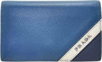 Prada Pre-owned Wallets, female, Blue, Size: ONE SIZE Pre-owned Vintage Wallet