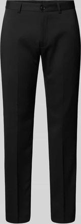 s.Oliver Black Label Regular Fit Anzughose mit Viskose-Anteil in Black, Gr&ouml;&szlig;e 106