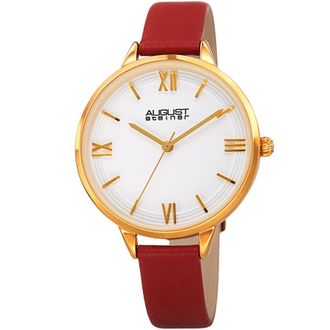August Steiner Quartz White Dial Ladies Watch AS8263RD