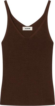 &Aacute;eron Mujer, Camisetas, Marr&oacute;n, Talla: S