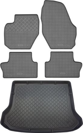OEM Juego De Alfombrillas De Goma Para Coche Y Maletero Para Volvo Xc60 I Suv (5 Puertas) De Octubre De 2008 A Junio De 2017