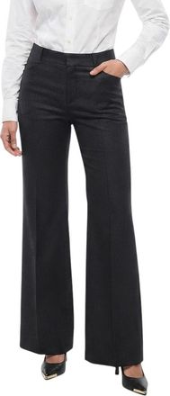 Max Mara Black Tailored Flat Front Pants