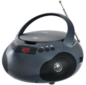 OEM New Majestic Ah 164 Bk Anal&oacute;gica 2 W Fm Negro, Azul Reproducci&oacute;n Mp3