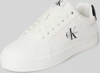 Calvin Klein Jeans Sneaker mit Label-Details in Weiss, Größe 41