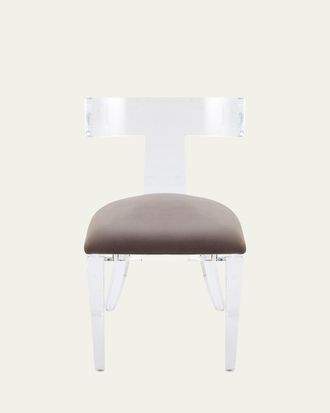 Interlude Home Tristan Acrylic Klismos Chair