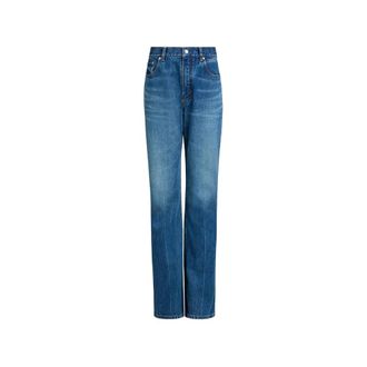 Alaia Zip-up Bootcut Jeans
