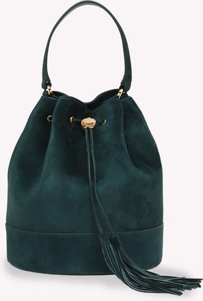 Gianvito Rossi Sienna 22 Crossbody Bag in Green Suede at Nordstrom, Size Medium