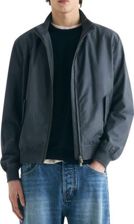 Scalpers High neck bomber jacket in Navy at Nordstrom, Size Xx-Large Eu