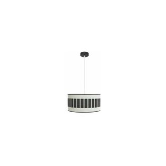 Fabrilamp Fabrilamp - Colgante Ivanna 1xe27 Negro/blanco-madera Negra Regx40x40 Cm