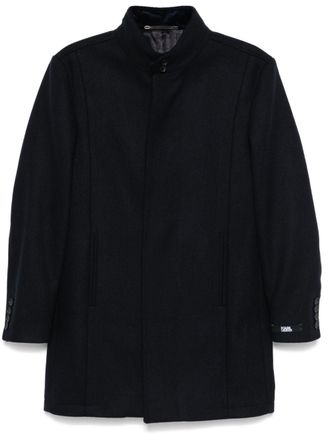 Karl Lagerfeld Jas met enkele rij knopen - Blauw