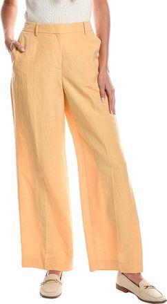 Lafayette 148 New York Gates Silk & Linen Pant