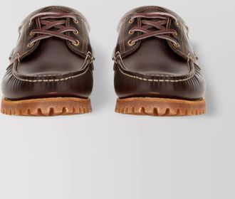 Timberland leather boat shoes