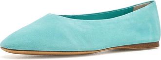 Franco Sarto A-Flexa Dovie Ballerina/Skimmer Womens Flat Shoes Blue : 7.5 M, Leather