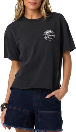 O'Neill OG Salty Circle Surfer Graphic T-Shirt in Phantom at Nordstrom, Size Xx-Large
