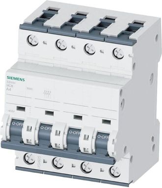 SIEMENS Interruttore magnetotermico Siemens 4P 40A 10kA tipo c 4 moduli 5SY44407