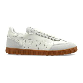 Ami Sneakers, female, Beige, Size: 10 US Sports Shoes with Logo