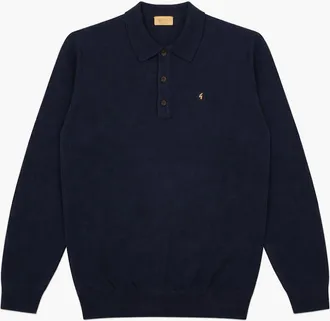 Gabicci Vintage 1973 Mens Gabicci Vintage Francesco Navy Polo Shirt - Size: 44