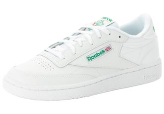 Reebok Classic Sneaker REEBOK CLASSIC CLUB C, Damen, Gr. 34,5, weiss (wei&szlig;, glegrn, vecblu), Synthetik, Schuhe Sneaker