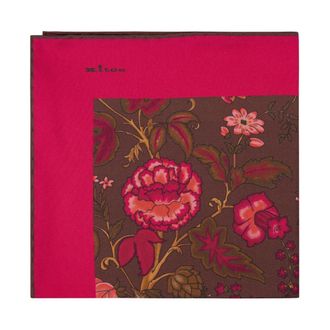 Kiton Silky Scarves, male, Multicolor, Size: ONE SIZE Silk Pink Scarf