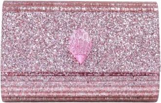 Kurt Geiger Party Eagle Clutch Drench - Dames - Clutches - Roze - ONE Size - Tassen