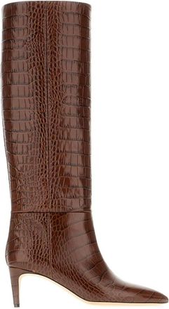 PARIS TEXAS Stiletto 60 Boots - Dames - Laarzen met Hak - Bruin - 35 1/2 EU - Leer - Schoenen