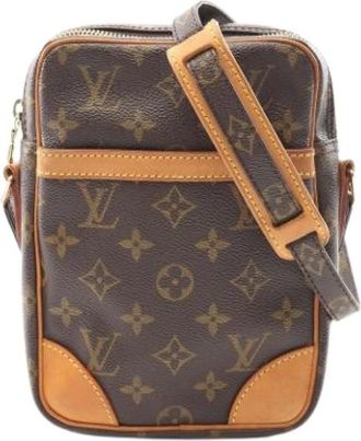 Louis Vuitton Pre-owned Cross Body Bags, female, Brown, Size: ONE SIZE Pre-owned Danube Shoulder Bag