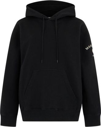 Maison Margiela Hooded Sweatshirt - Dames - Hoodies - Zwart - S - Katoen - Hoodies & sweatvesten