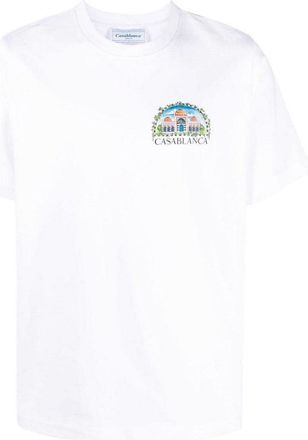 Casablanca Vue De Damas Wit T-shirt