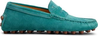 Tod's Gommino penny-slot suede loafers - women - Leather - 39.5 - Blue