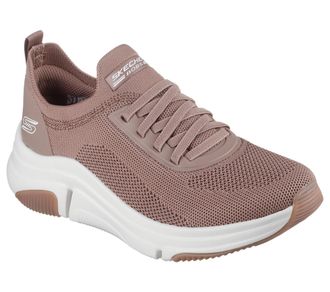 Skechers Womens Bobs Sparrow Flex Instant Clout Trainers, Brown, 4 UK
