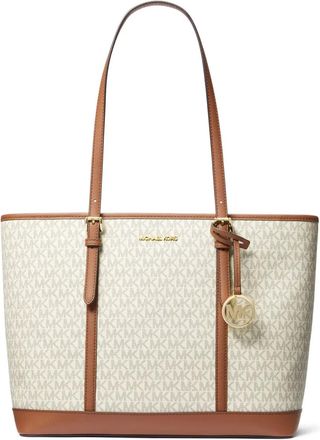 Michael Michael Kors Borsa tote Jet Set Travel grande - Bianco