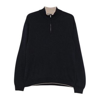 Paul & Shark Turtleneck Jumper - male - Paul & Shark - Turtlenecks - Blue - XL - Knitwear
