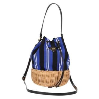 Prada Pre-owned Bucket Bags, female, Multicolor, Size: ONE SIZE Pre-owned Vintage Bucket Bag
