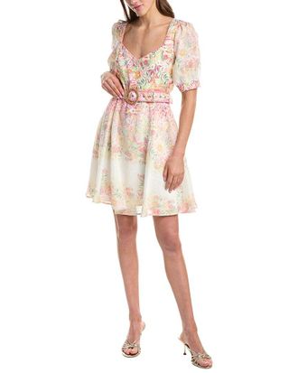 Hale Bob Hale Bob Kara Linen Mini Dress