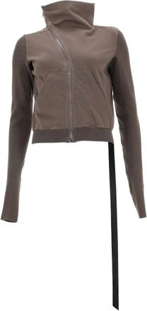 Rick Owens Dames, Sweatshirts & Hoodies, Bruin, Maat: S Katoen