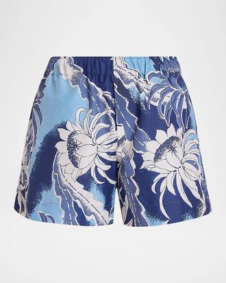 J.W.Anderson Hawaiian Print Swim Shorts