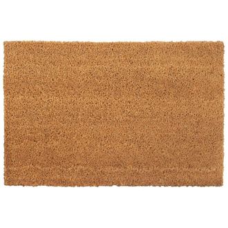 Berkfield Home Door Mat Natural 50x80 cm Tufted Coir in Brown