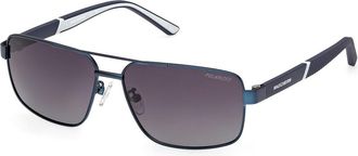 Skechers SE00157 Polarized 90D Mens Sunglasses Blue Size 59