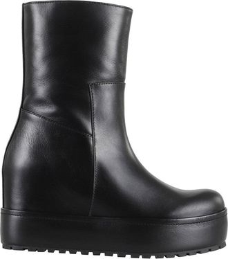 Paloma Barceló Disa Black Leather Ankle Boots