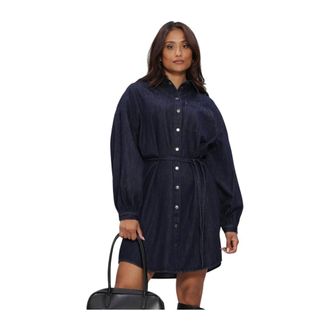 Minus Kleedjes, Dames, Blauw, XL, MSLarissa Short Dress