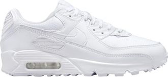 Nike Womens Air Max 90 - Running Shoes Gold/White/White Size 10.0