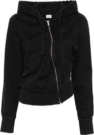 Vaquera Felpa con design attorcigliato - Nero