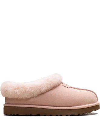 UGG Tazzette slippers - women - Suede/Sheep Skin/Shearling/Wool/TENCEL Lyocell (LENZING)/Rubber - 10 - Pink