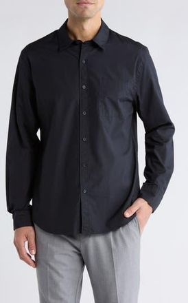 Vince Poplin Long Sleeve Classic Fit Button-Up Shirt in Coastal at Nordstrom Rack, Size Xx-Large