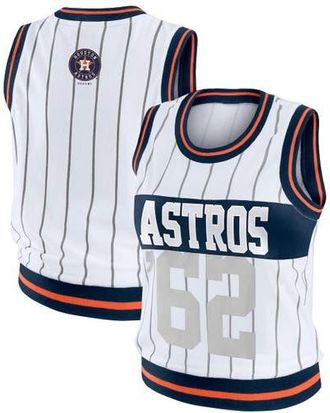 WEAR by Erin Andrews Womens WEAR by Erin Andrews White Houston Astros Sporty Tank Top at Nordstrom, Size Medium