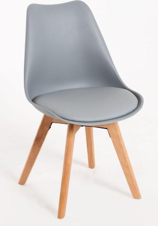 Regalos Miguel Regalos Miguel - Packs Sillas Comedor - Pack 2 Sillas Synk Basic - Gris Claro