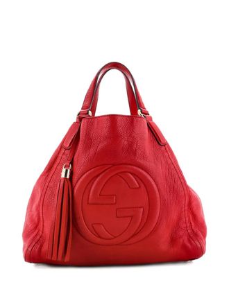 Gucci Sukey Guccissima Leather Large tote bag - Rosso