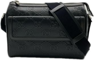 Gucci Black Leather Shoulder Bag (Pre-Owned)