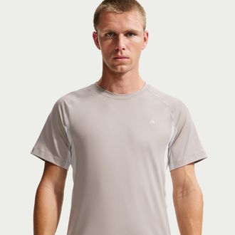 Nike Mens Nike ACG Wildsee Dri-FIT Short-Sleeve Base Layer Top in Grey | IO1452-009