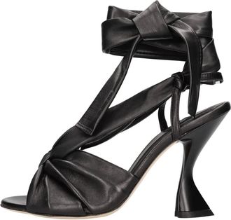 Islow Islo Sandalen - Dames - Sandalen met hakken - Zwart - 37 EU - Leer - Schoenen